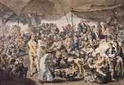 Richard Earlom Colonel Mordaunt-s Cock Match at Lucknow china oil painting artist